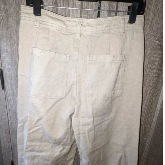 *3 FOR $9* Indefeir Studios Wide Leg High Rise Waisted Unfinished Hem Jean Pant - Picture 4 of 6